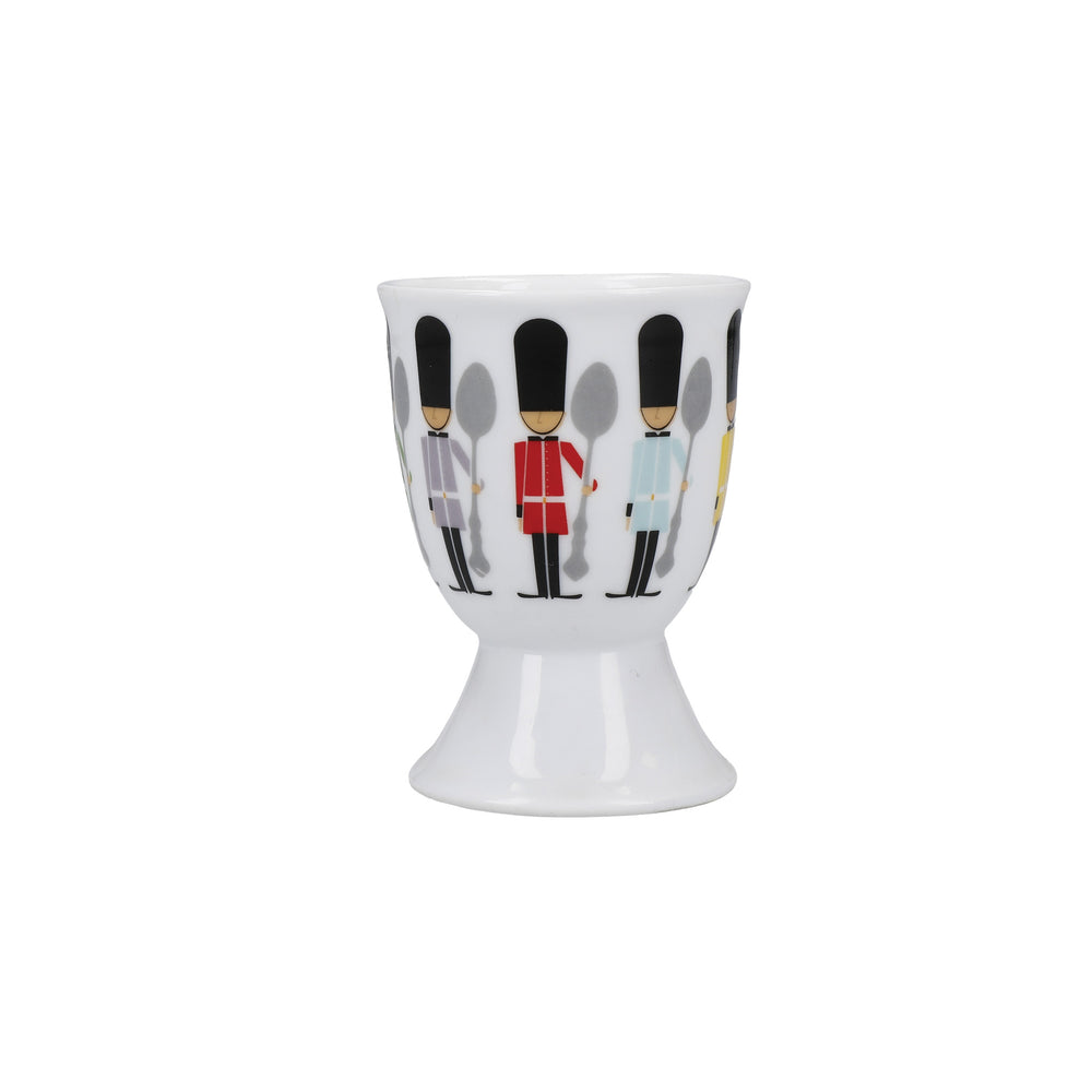 KitchenCraft Soldier Egg Cup Set - Porcelain, 4 Pieces