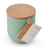 KitchenCraft Idilica Kitchen Canister with Beechwood Lid, 9 x 10cm, Green image 4