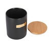 MasterClass Stoneware and Brass Effect Sugar Container with Airtight Bamboo Lid image 3