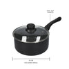 MasterClass Can-to-Pan 20cm Ceramic Non-Stick Saucepan with Lid, Recycled Aluminium image 9
