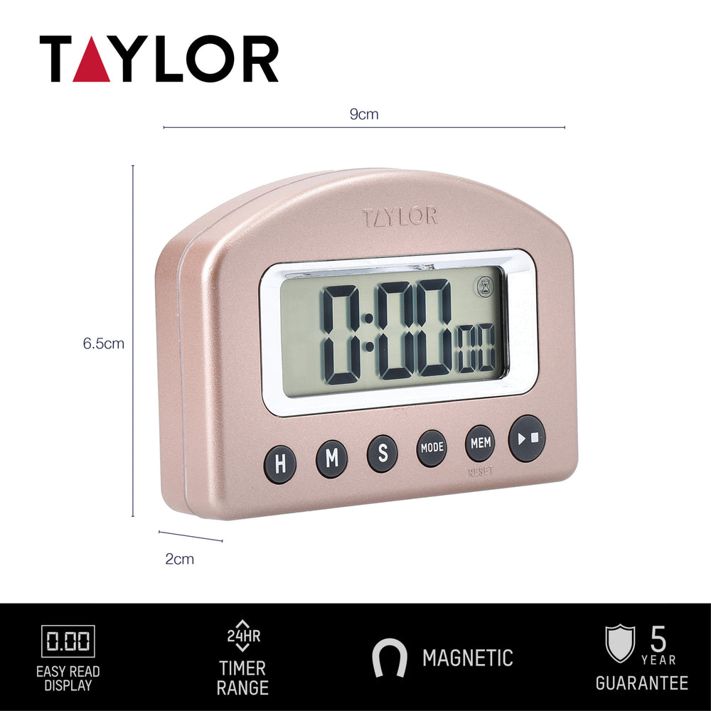 Taylor Pro 3-Piece Rose Gold Kitchen Measuring Set in Gift Box