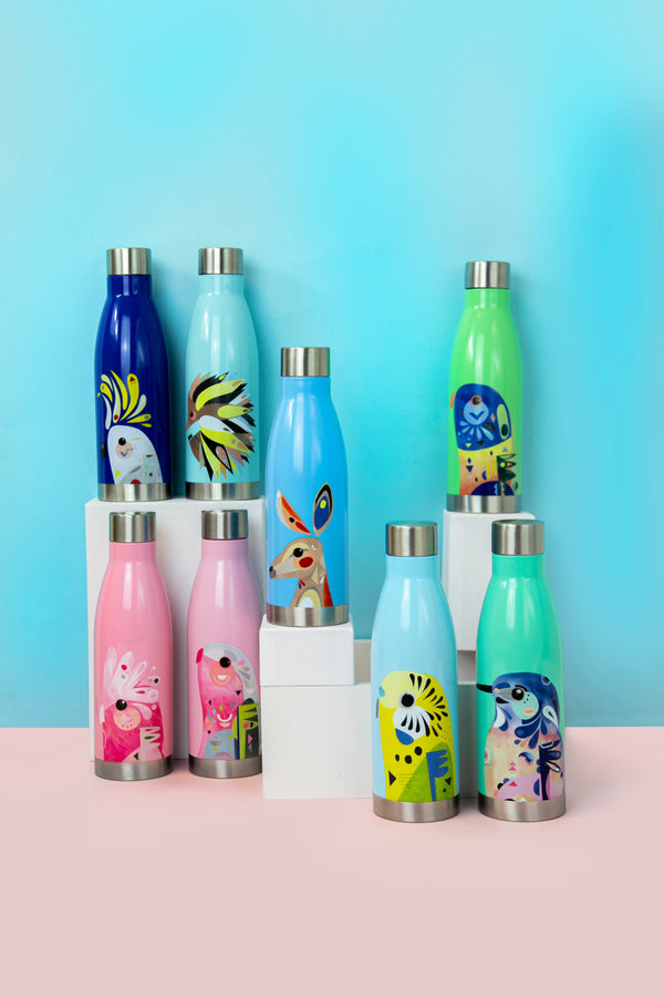 Maxwell & Williams Pete Cromer 500ml Lorikeet Double Walled Insulated Bottle image 6