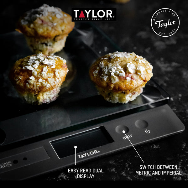Taylor Pro Touchless TARE Digital Dual 14.4Kg Kitchen Scale image 10