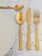 Mikasa Gold-Coloured Cutlery Set in Gift Box, Stainless Steel, 16 Pieces (Service for 4)