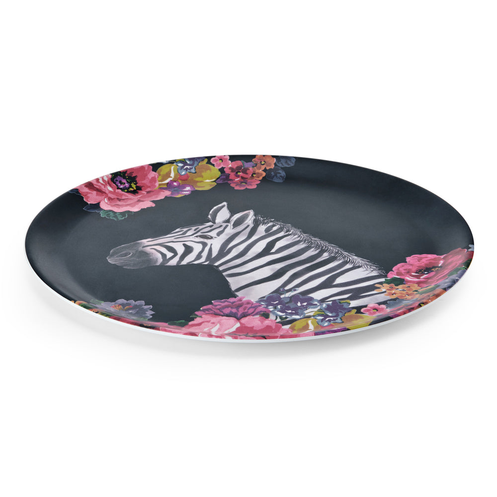 Mikasa Wild at Heart Zebra Round Tray, 36cm