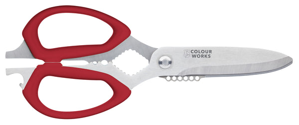 Colourworks Brights Set with Dual Measuring Jug, Scissors and Conical Measure - Red image 3