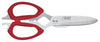 Colourworks Brights Set with Peeler, Brush, Scissors, "The Swip", Splatter Screen and Masher - Red