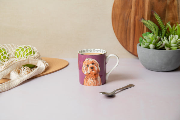 Mikasa Cockapoo Straight-Sided Porcelain Mug, 280ml image 2