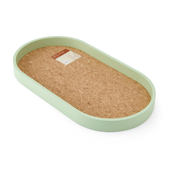 KitchenCraft Idilica Oval Serving Tray with Cork Veneer Base, 38 x 20cm image 4