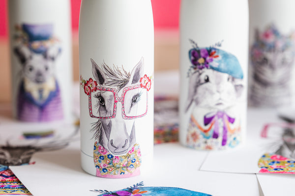 Mikasa Tipperleyhill Horse Double-Walled Stainless Steel Water Bottle, 500ml image 5