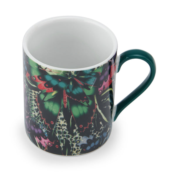 Mikasa x Sarah Arnett Porcelain Mug with Butterfly Print, 350ml image 3