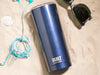 Built 590ml Double Walled Stainless Steel Travel Mug Midnight Blue