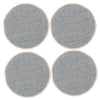 Creative Tops Round Jute Placemats, Set of 4, Grey, 34 cm image 9