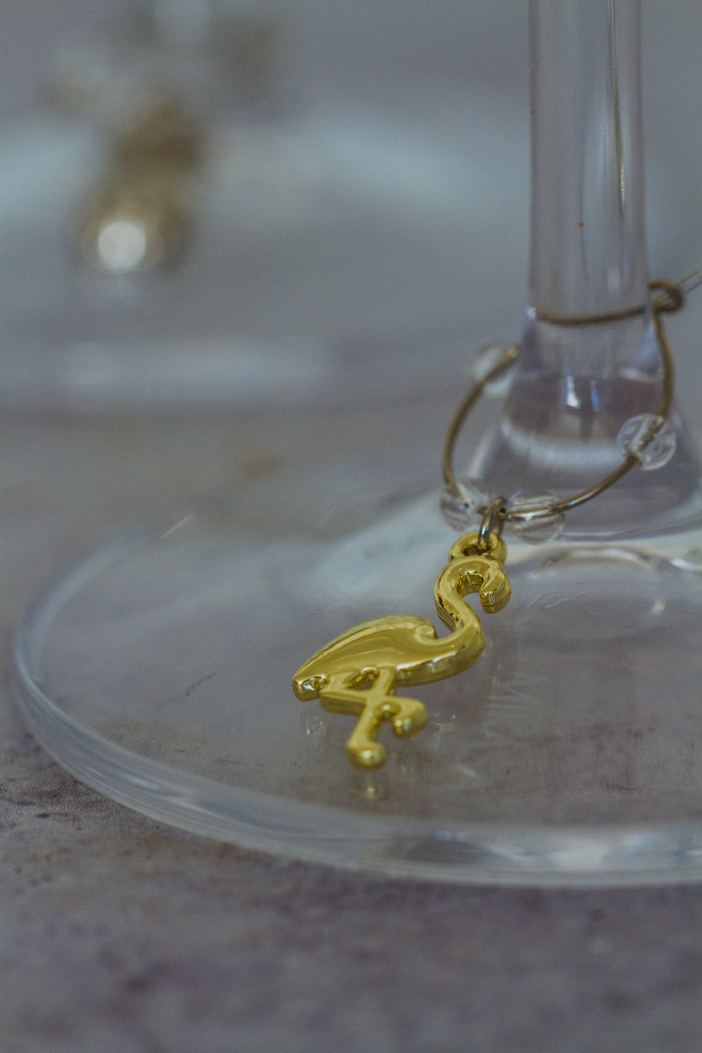 BarCraft Tropical Pineapple & Flamingo Wine Charms