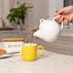 London Pottery Geo Filter 2 Cup Teapot White