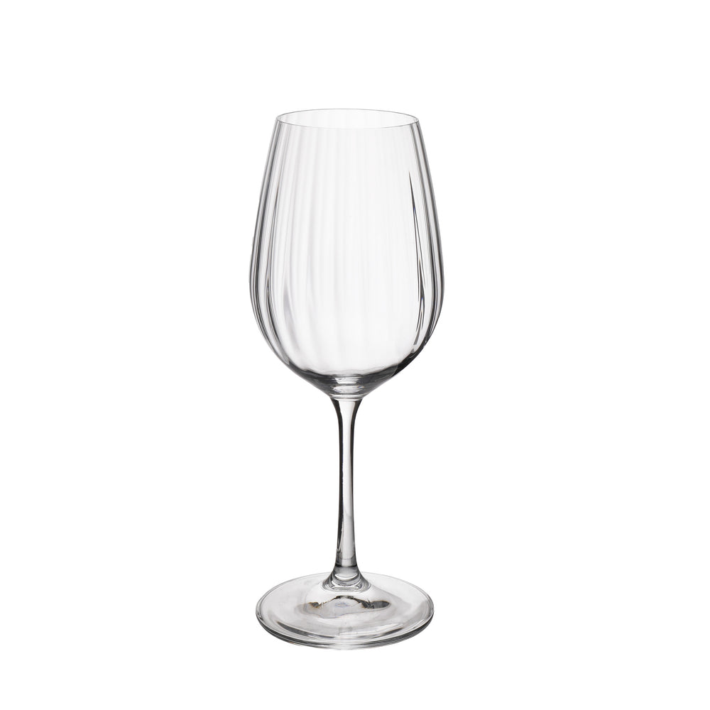 Mikasa Treviso Crystal White Wine Glasses, Set of 4, 350ml