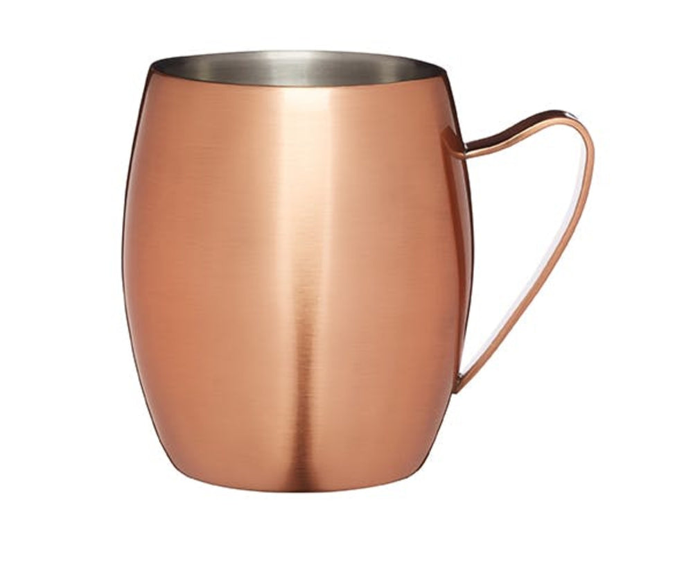 3pc Cocktail-Making Set with Copper-Finish Cocktail Shaker, Muddler and Moscow Mule Mug