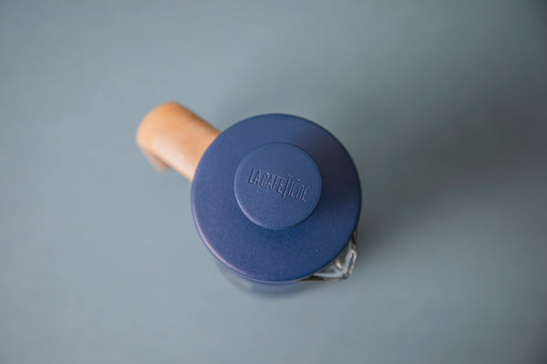 La Cafetière Pisa 3-Cup Cafetière, Navy image 2