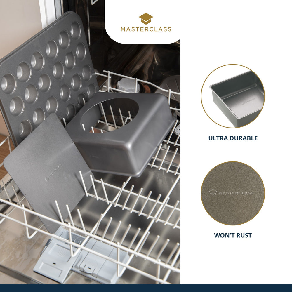 MasterClass Non-Stick Loose Base Deep Cake Pan, 20cm