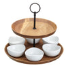 8pc Serveware Set with Appetiser Two-Tier Serving Dome and Appetiser Two-Tier Serving Set with 6x Bowls image 3