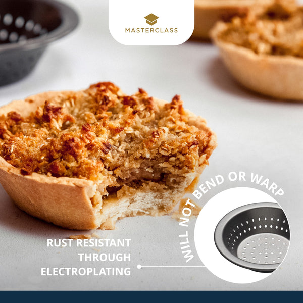 MasterClass Crusty Bake Non-Stick Individual Round Pie Dish, 10cm image 12