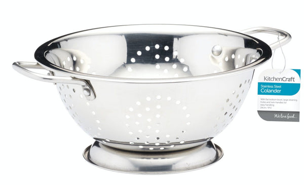 KitchenCraft Stainless Steel 24cm Colander image 3