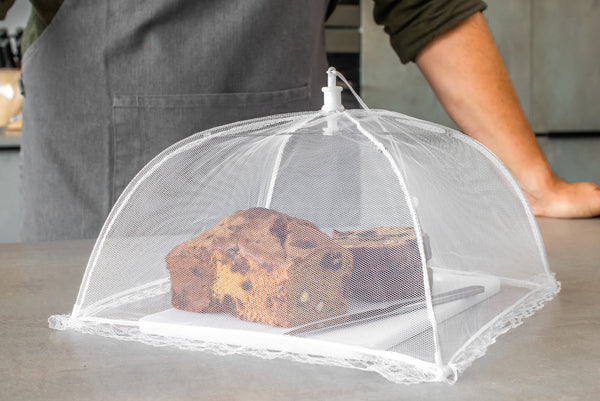KitchenCraft 30cm White Umbrella Food Cover image 7