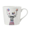 Mikasa Tipperleyhill Stag Print Porcelain Mug, 380ml image 1