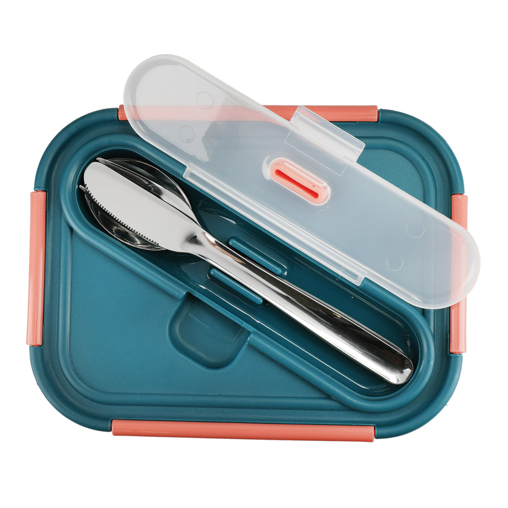 Built Tropics Glass 900ml Lunch Box with Cutlery