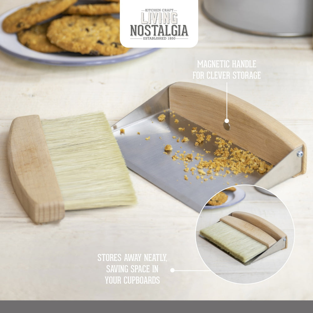 Living Nostalgia Tabletop Dustpan & Brush