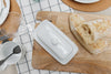 Mikasa Chalk Porcelain Butter Dish, 21cm, White image 4