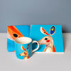 3pc Kangaroo Kitchen Set with 375ml Ceramic Mug, Ceramic Trivet and Cotton Tea Towel - Pete Cromer image 2