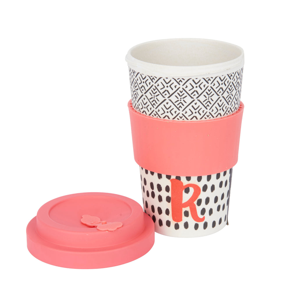 KitchenCraft 410ml Bamboo A to Z Letter 