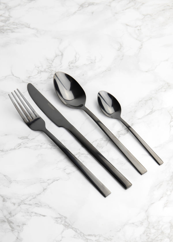 Mikasa Ciara Diseno 16 Piece Cutlery Set PVD Black image 5
