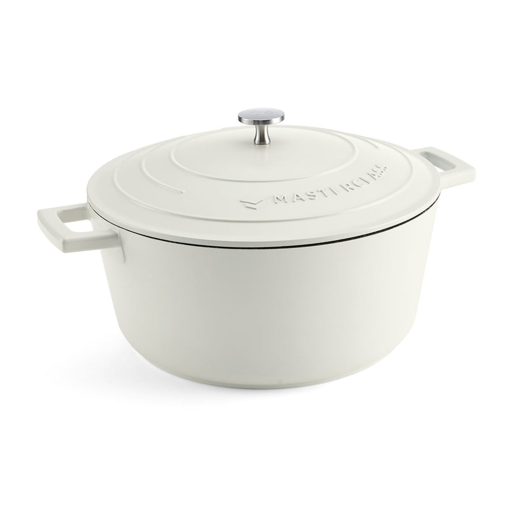 MasterClass 2pc Non-Stick Casserole Dish Set with 5L Cast Aluminium Casserole Dish and 4L Shallow Casserole Dish