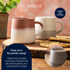 Mikasa Grey Reactive Glaze Mug, 400ML