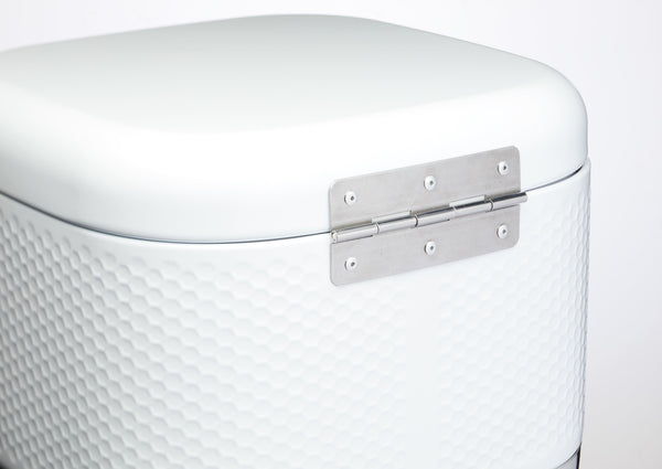 Lovello Textured Steel Cake Tin - Ice White image 3