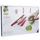 Colourworks 2-Piece Kitchen Knife Set with Chopping Board