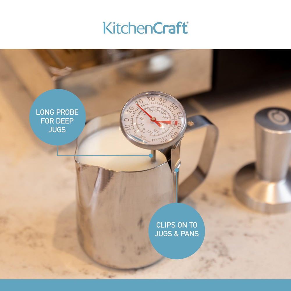 KitchenCraft Stainless Steel Milk Frothing Thermometer