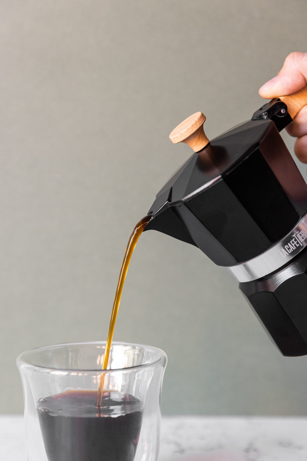 La Cafetière Venice 3 Cup Espresso Maker - Aluminium, Black