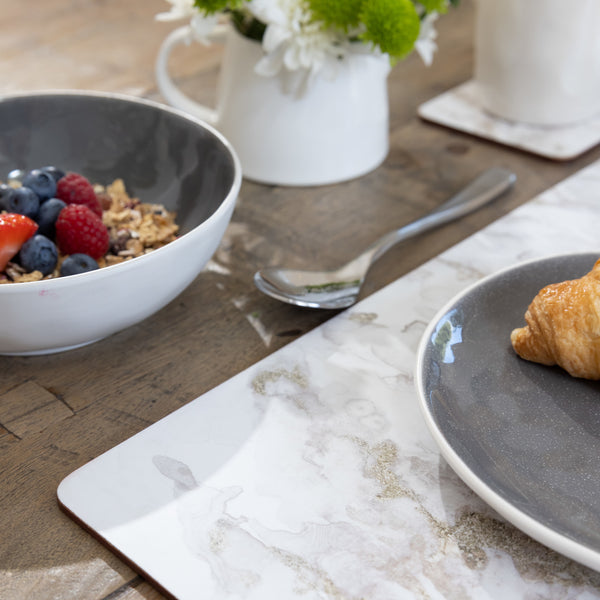 Creative Tops Grey Marble Pack Of 4 Large Premium Placemats image 6