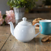 London Pottery Farmhouse 2 Cup Teapot White image 2