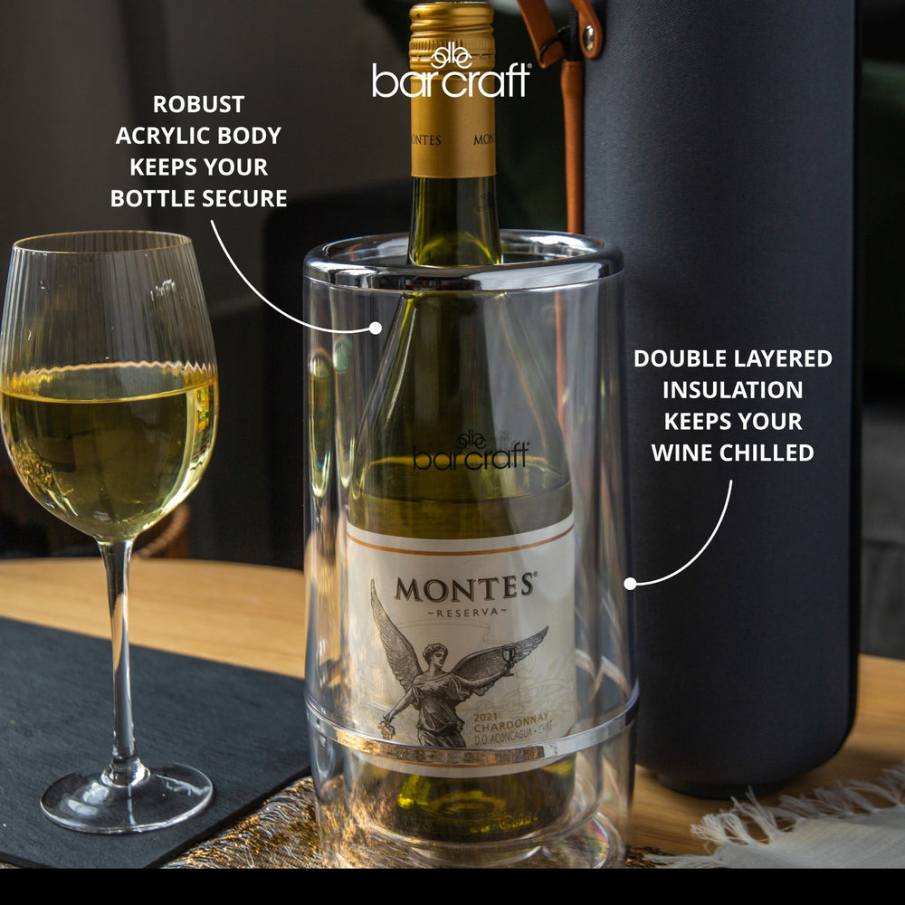 BarCraft Acrylic Double Walled Wine Cooler