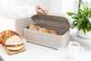 KitchenCraft Lovello Textured Large Bread Bin - Latte Cream image 5