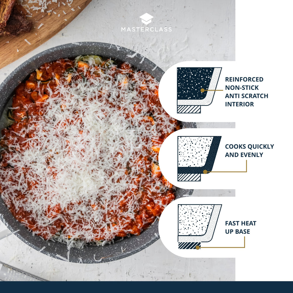 MasterClass Cream Cast Aluminium Casserole Dish, 2.5L