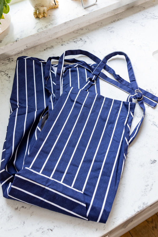 KitchenCraft Blue Butcher's Stripe Apron image 5