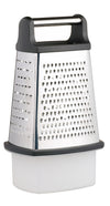 MasterClass Stainless Steel Four Sided Box Grater With Collecting Box image 3