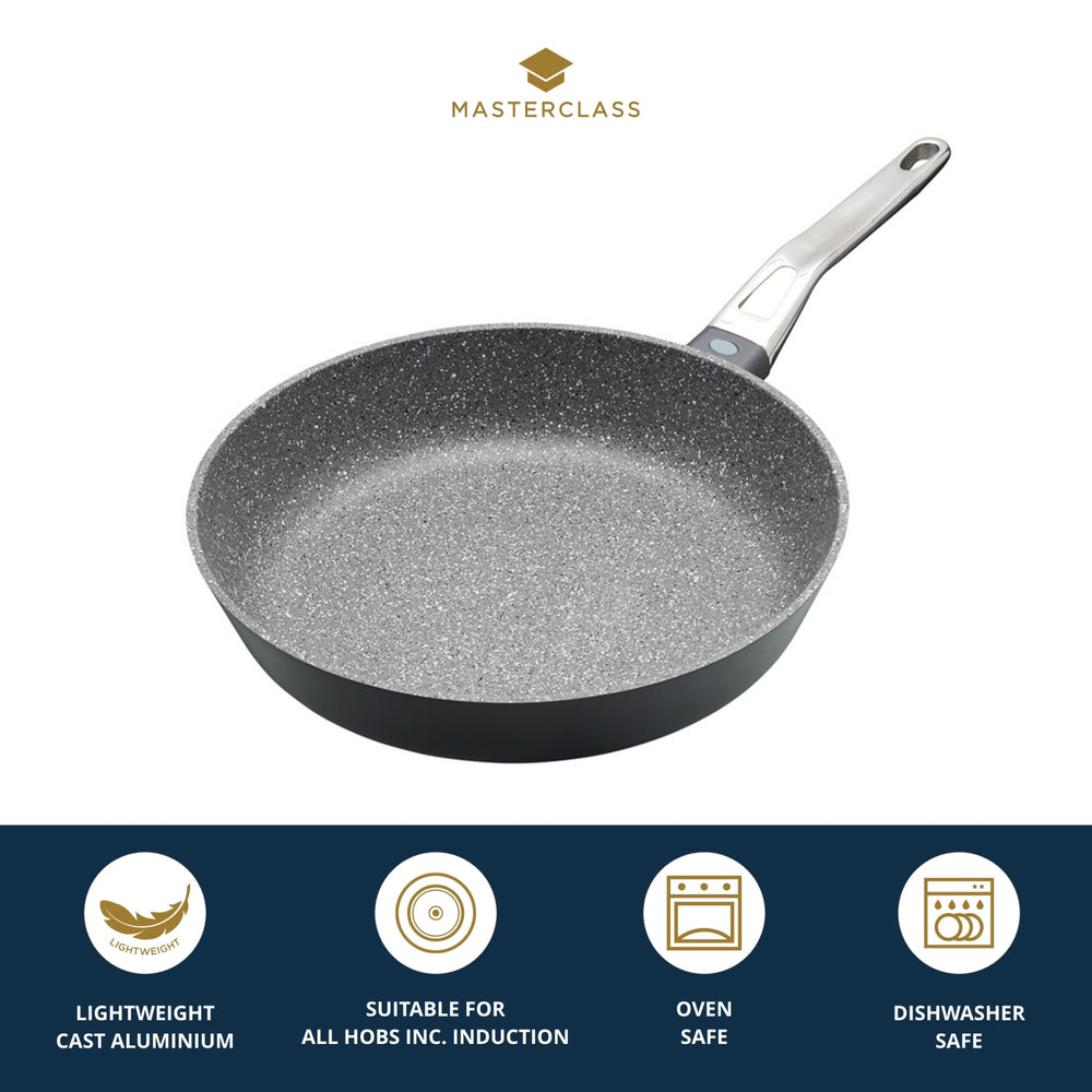 MasterClass Cast Aluminium Fry Pan, 28cm