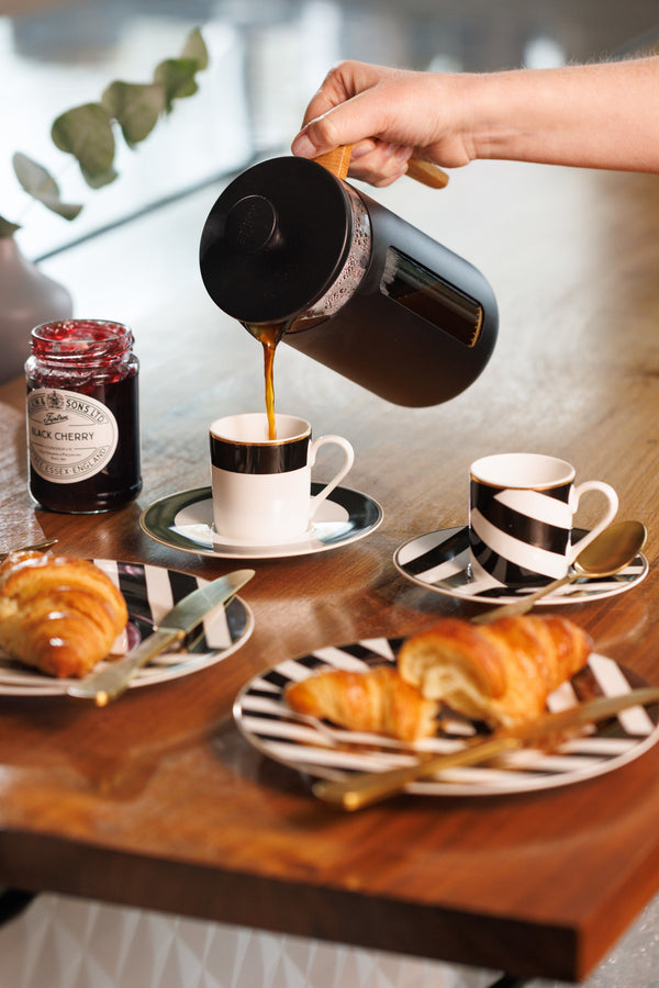 Mikasa Luxe Deco China Espresso Cups and Saucers, Set of 2, 100ml image 6