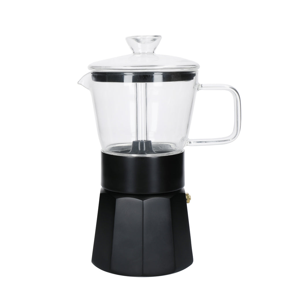 La Cafetière Verona Glass Espresso Maker - 6 Cup, Black